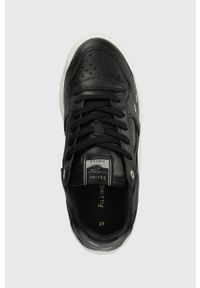 Filling Pieces sneakersy skórzane Avenue Crumbs kolor czarny 52127541861. Nosek buta: okrągły. Zapięcie: sznurówki. Kolor: czarny. Materiał: skóra. Obcas: na platformie #5