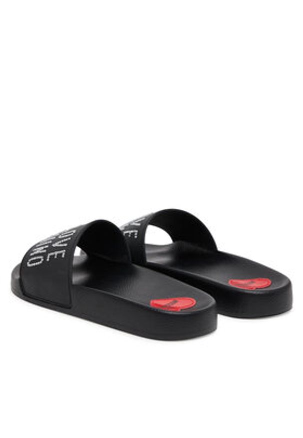 Love Moschino - LOVE MOSCHINO Klapki JA28122G0MI13000 Czarny. Kolor: czarny
