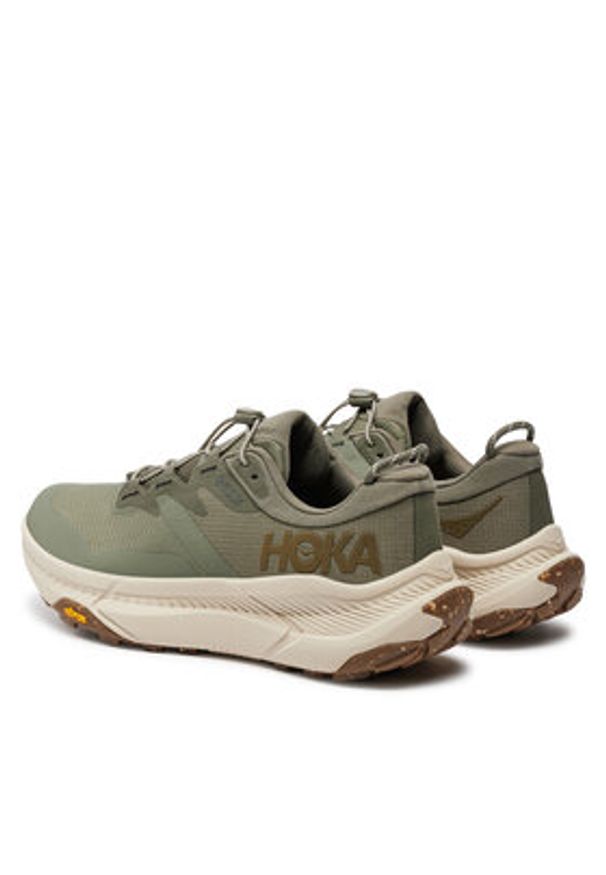 HOKA - Hoka Sneakersy Transport GTX GORE-TEX 1133957 Zielony. Kolor: zielony. Materiał: materiał. Technologia: Gore-Tex