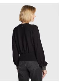 Guess Sweter W3RR06 Z2ZK2 Czarny Relaxed Fit. Kolor: czarny. Materiał: wiskoza #5