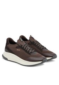 BOSS Sneakersy TTNM EVO 50523113 Brązowy. Kolor: brązowy. Materiał: materiał #3