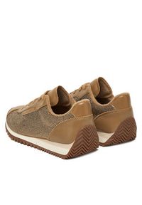 MICHAEL Michael Kors Sneakersy 43F5RHFS2L Beżowy. Kolor: beżowy. Materiał: skóra #4
