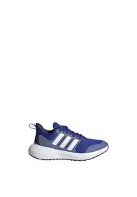 Adidas - Buty dziecięce do biegania FortaRun 2.0 Cloudfoam Lace Shoes. Kolor: niebieski, wielokolorowy, biały. Materiał: materiał. Model: Adidas Cloudfoam. Sport: bieganie