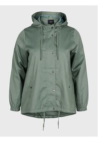 Zizzi Parka M52606C Zielony Regular Fit. Kolor: zielony #3