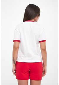 JOOP! Jeans - T-shirt damski z haftem Tordis JOOP! JEANS. Wzór: haft #3