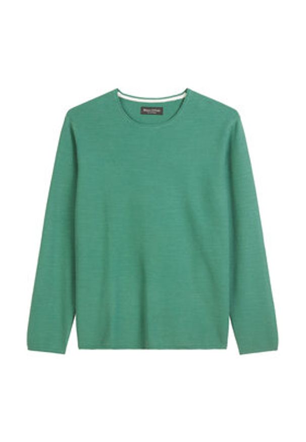 Marc O'Polo Sweter 526 5023 60080 Zielony Regular Fit. Typ kołnierza: polo. Kolor: zielony. Materiał: bawełna