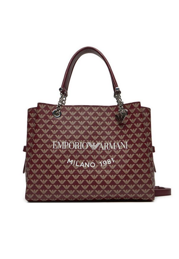 Emporio Armani Torebka Y3D159 YWS0E 80801 Brązowy. Kolor: brązowy. Materiał: skórzane