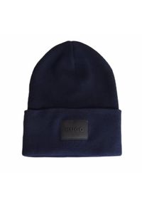 BOSS - Czapka zimowa Hugo Boss Xevon Beanie Granatowa - 50551508-693. Kolor: niebieski. Sezon: zima. Styl: sportowy #1
