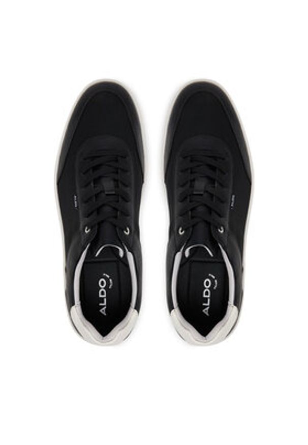 Aldo Sneakersy Ariano 14009468 Czarny. Kolor: czarny. Materiał: skóra