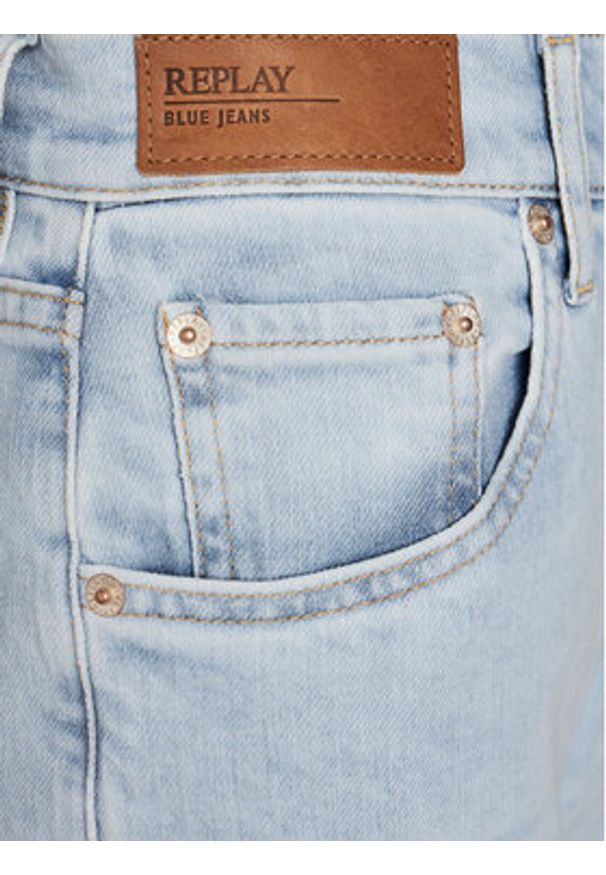 Replay Jeansy WA517.000.77365C Niebieski Relaxed Fit. Kolor: niebieski