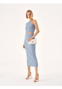 Kazar - Mała skórzana torebka na łańcuchu. Kolor: biały. Wzór: aplikacja. Materiał: skórzane. Rozmiar: małe #3