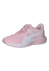 Buty treningowe dla dzieci Puma Twitch Runner Mutant JR. Zapięcie: sznurówki. Kolor: biały, różowy, wielokolorowy. Materiał: guma, syntetyk, tkanina, materiał. Szerokość cholewki: normalna. Sport: bieganie