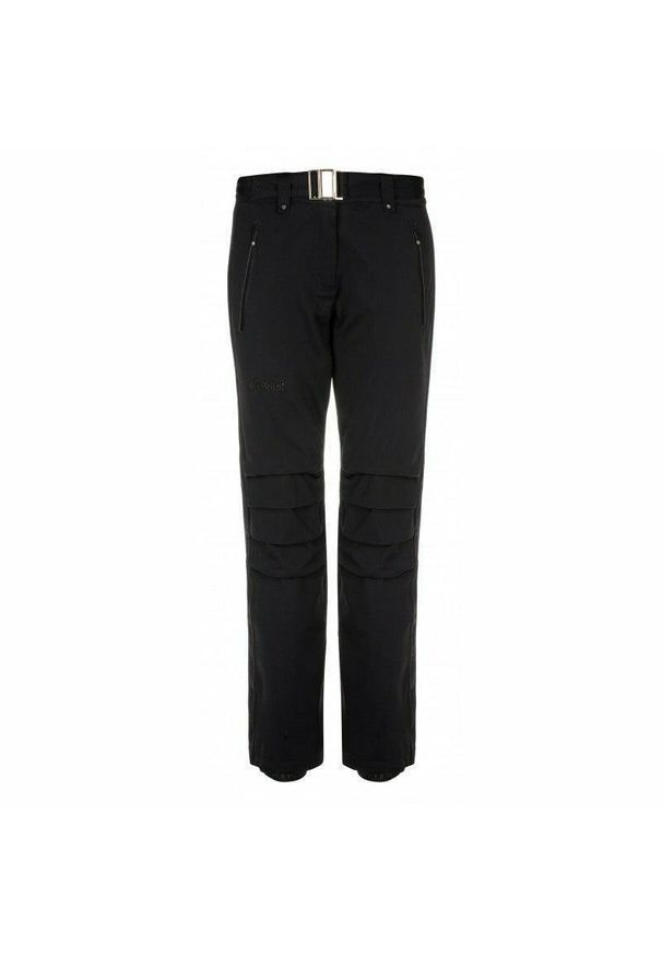 Kilpi - Damskie spodnie narciarskie KILPI HANZO-W. Kolor: czarny, wielokolorowy, biały. Sezon: zima. Sport: narciarstwo