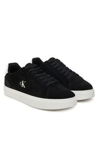 Calvin Klein Sneakersy Classic Cupsole Laceup Su YM0YM01434 Czarny. Kolor: czarny. Materiał: skóra, zamsz #2