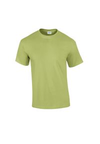 GILDAN - Ultra Bawełniana Koszulka Unisex Dla Dorosłych. Kolor: zielony, wielokolorowy, żółty. Materiał: bawełna. Sport: turystyka piesza