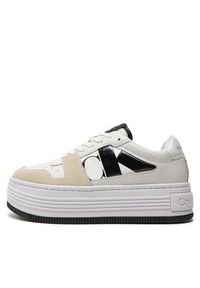 Calvin Klein Jeans Sneakersy Bold Platf Low Lace Mix Nbs Dc YW0YW01432 Biały. Kolor: biały #5
