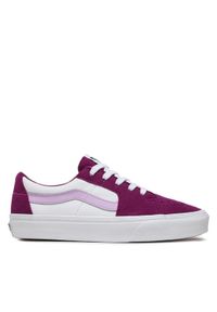 Vans Tenisówki Sk8-Low VN0009QR5RU1 Fioletowy. Kolor: fioletowy. Materiał: skóra, zamsz