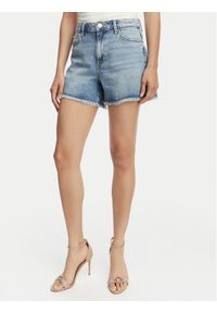 Guess Szorty jeansowe W6GD74 D0726 Niebieski Regular Fit. Kolor: niebieski. Materiał: bawełna #1