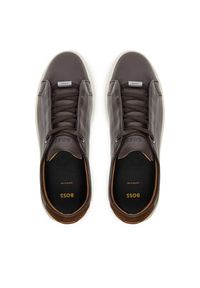 BOSS Sneakersy Gary 50547562 Brązowy. Kolor: brązowy. Materiał: skóra #6