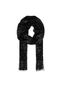 Guess Szalik AW5453 VIS03 Czarny. Kolor: czarny. Materiał: bawełna #1