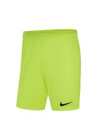 Spodnie piłkarskie męskie Nike Dry Park Iii. Kolor: czarny. Długość: krótkie. Sport: piłka nożna