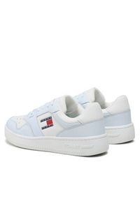 Tommy Jeans Sneakersy Tjw Retro Basket Leather Seasonal EN0EN02204 Biały. Kolor: biały. Materiał: skóra #5