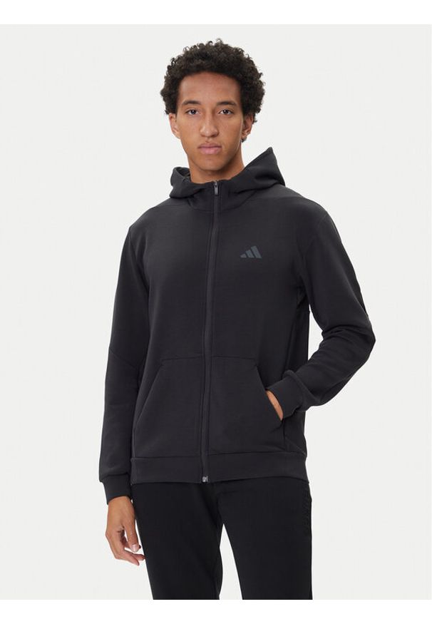 Adidas - adidas Bluza techniczna Designed for Training IY1131 Czarny Regular Fit. Kolor: czarny. Materiał: syntetyk