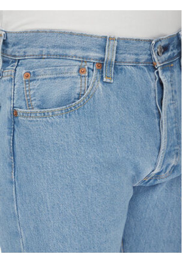 Levi's® Jeansy 501® 00501-3708 Niebieski Straight Fit. Kolor: niebieski