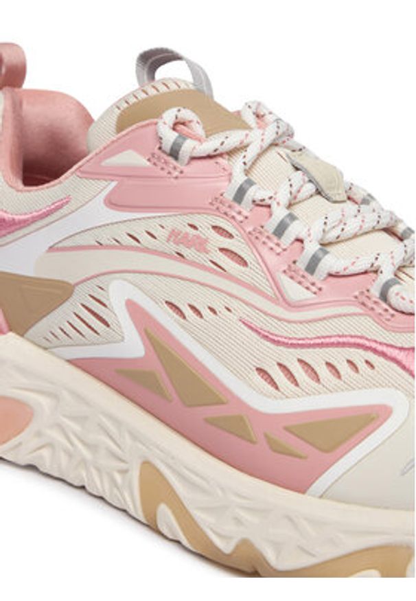 Karl Lagerfeld - KARL LAGERFELD Sneakersy Blaze KL62422 Écru. Materiał: materiał