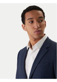 Hugo - HUGO Garnitur Henry/Getlin232X 50558069 Granatowy Slim Fit. Kolor: niebieski. Materiał: syntetyk #6