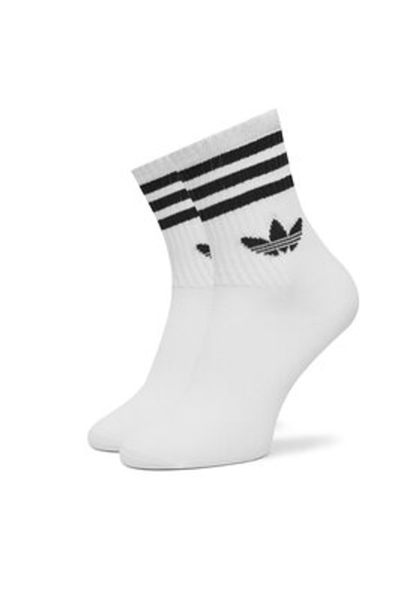 Adidas - adidas Skarpety długie JV7401 Biały. Kolor: biały. Materiał: bawełna
