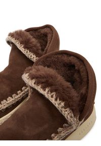 Mou Śniegowce MU.FW741001A Brązowy. Kolor: brązowy. Materiał: zamsz, skóra #5