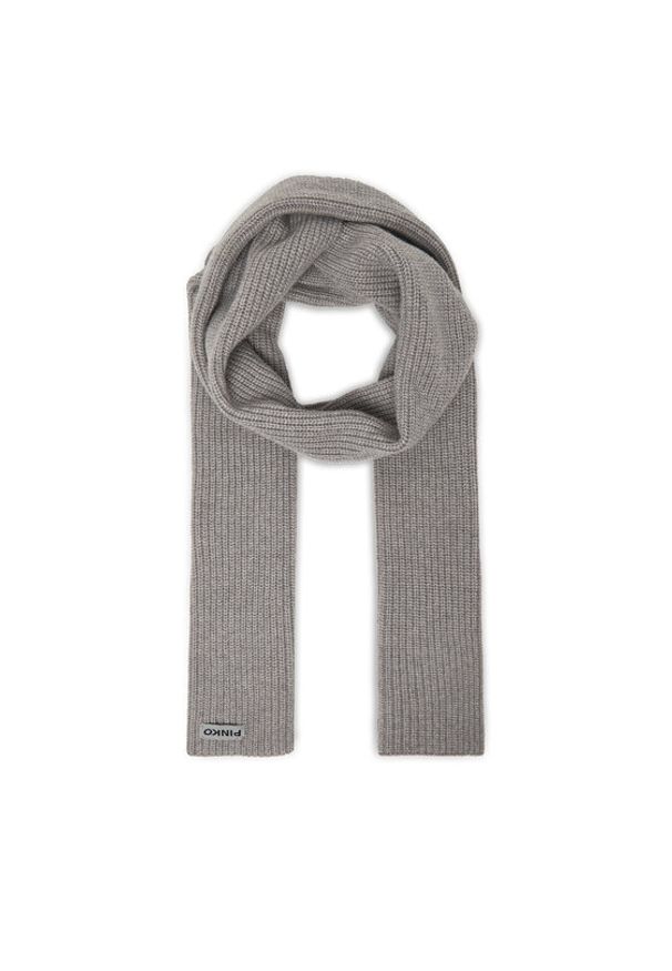 Pinko - PINKO Szalik Slovenia 105996 A2Z4 Szary. Kolor: szary. Materiał: wiskoza