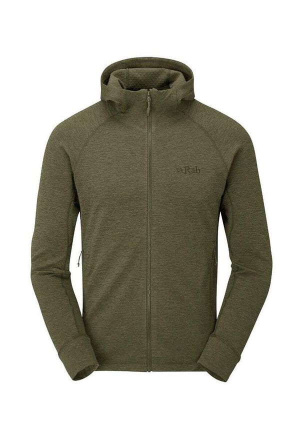 Bluza rozpinana męska Rab Nexus Hoody z kapturem. Typ kołnierza: kaptur. Kolor: zielony