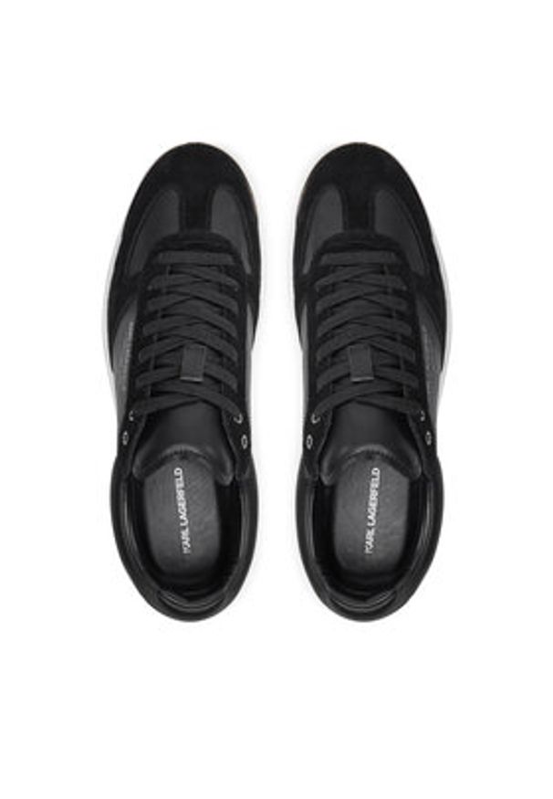 Karl Lagerfeld - KARL LAGERFELD Sneakersy KL51814 Czarny. Kolor: czarny. Materiał: skóra