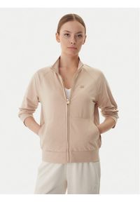 EA7 Emporio Armani Bluza 7W000457 AF13135 U1046 Beżowy Regular Fit. Kolor: beżowy. Materiał: bawełna