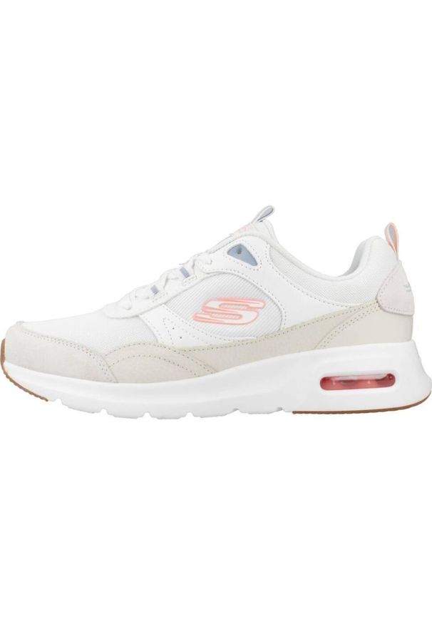 skechers - Tenisówki Skechers Model Skech-air Court Kolor Biały. Kolor: biały, wielokolorowy, beżowy. Materiał: zamsz, materiał, syntetyk