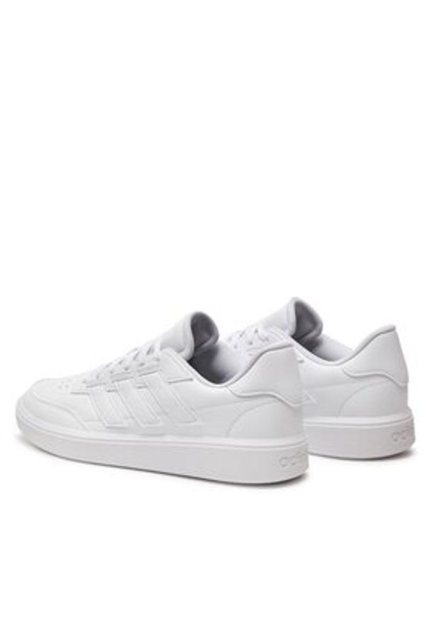 Adidas - adidas Sneakersy Courtblock IF4031 Biały. Kolor: biały. Materiał: skóra