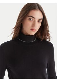 Liu Jo Golf MF5229 MS49I Czarny Regular Fit. Typ kołnierza: golf. Kolor: czarny. Materiał: wiskoza #2