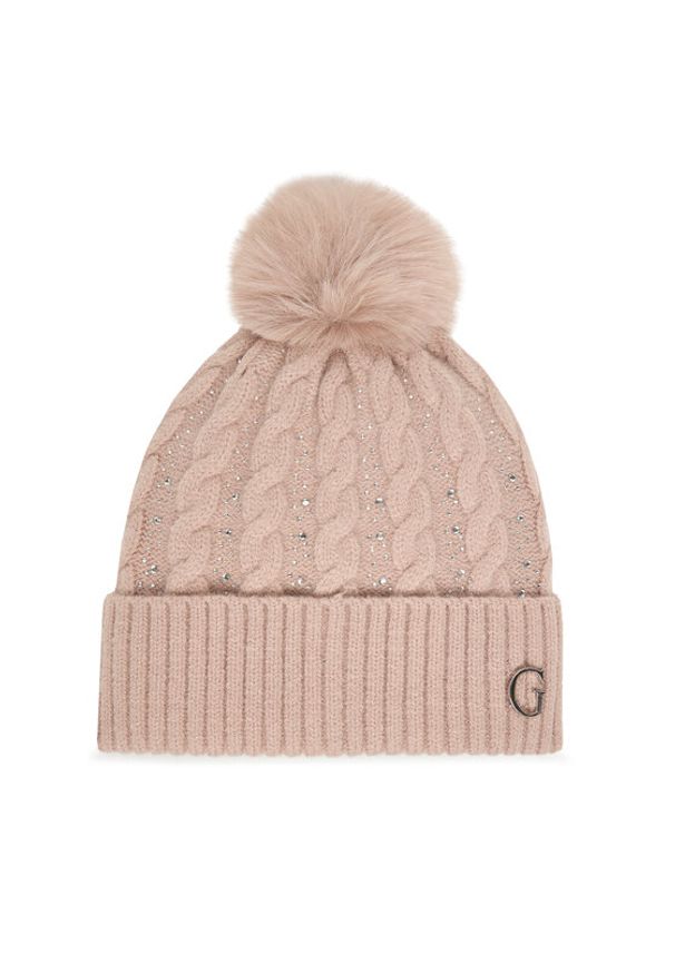 Guess Kapelusz 179113 Różowy. Kolor: różowy. Materiał: akryl