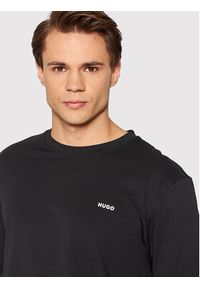 Hugo Longsleeve Derol222 50466159 Czarny Regular Fit. Kolor: czarny. Materiał: bawełna. Długość rękawa: długi rękaw #4