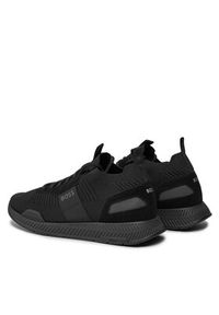 BOSS - Boss Sneakersy Titanium Runn 50498245 Czarny. Kolor: czarny. Materiał: materiał #4