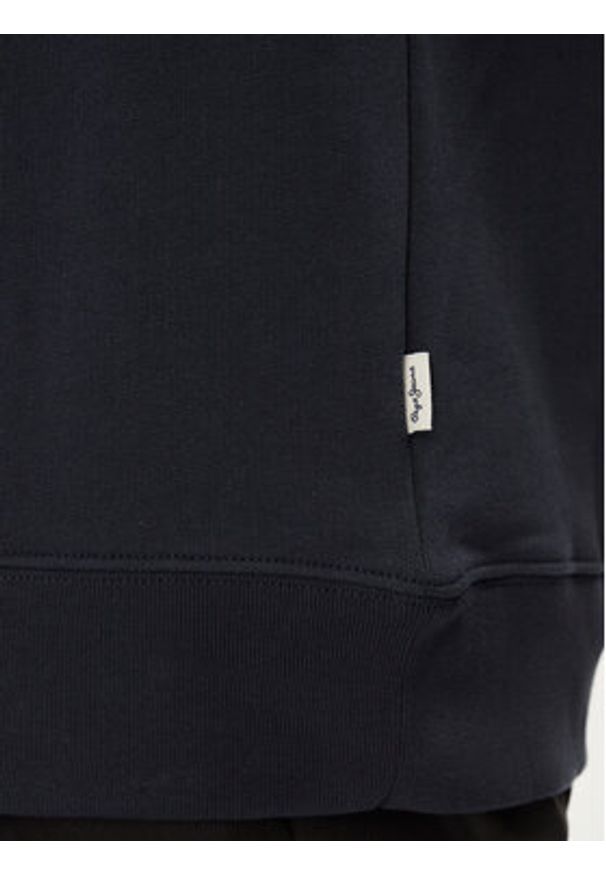 Pepe Jeans Bluza Ruwan PM582669 Granatowy Regular Fit. Kolor: niebieski. Materiał: bawełna