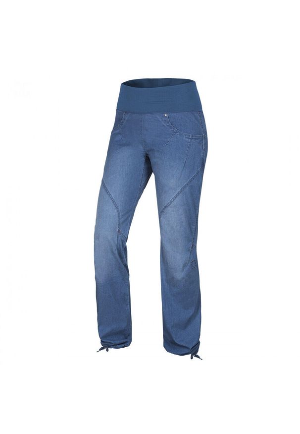 OCUN - Spodnie wspinaczkowe damskie Ocun Noya Jeans. Kolor: niebieski. Materiał: jeans