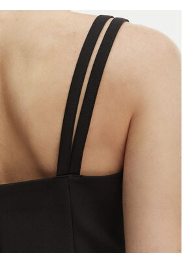 Rinascimento Top CFC0127891003 Czarny Slim Fit. Kolor: czarny. Materiał: syntetyk