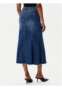 Morgan Spódnica jeansowa 252-JAFTER Niebieski Slim Fit. Kolor: niebieski. Materiał: bawełna #4