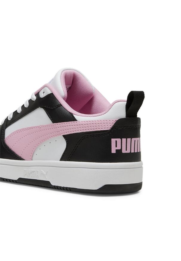Puma - Buty do chodzenia męskie PUMA Rebound V6 Low. Zapięcie: sznurówki. Kolor: czarny, różowy, wielokolorowy. Materiał: syntetyk, materiał. Szerokość cholewki: normalna. Sport: turystyka piesza