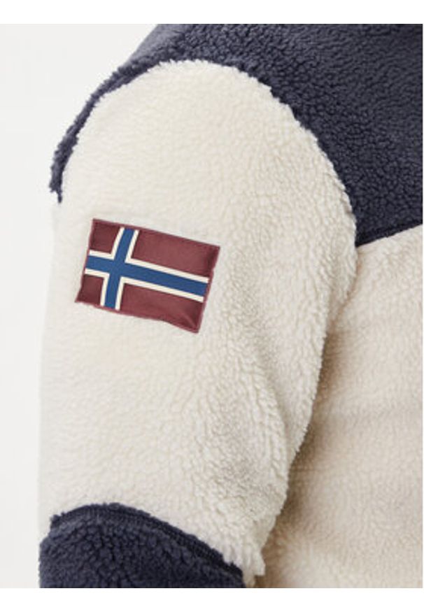 Napapijri Polar Yupik NP0A4GNT Beżowy Regular Fit. Kolor: beżowy. Materiał: syntetyk