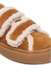 Inuikii Sneakersy Shearling Low Velcro 1001.001.0231 Brązowy. Kolor: brązowy. Materiał: zamsz, skóra #5