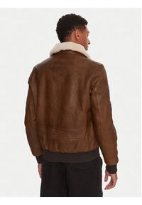 Milestone Kurtka skórzana MSMatti 531070 60400 Brązowy Regular Fit. Kolor: brązowy. Materiał: skóra #7